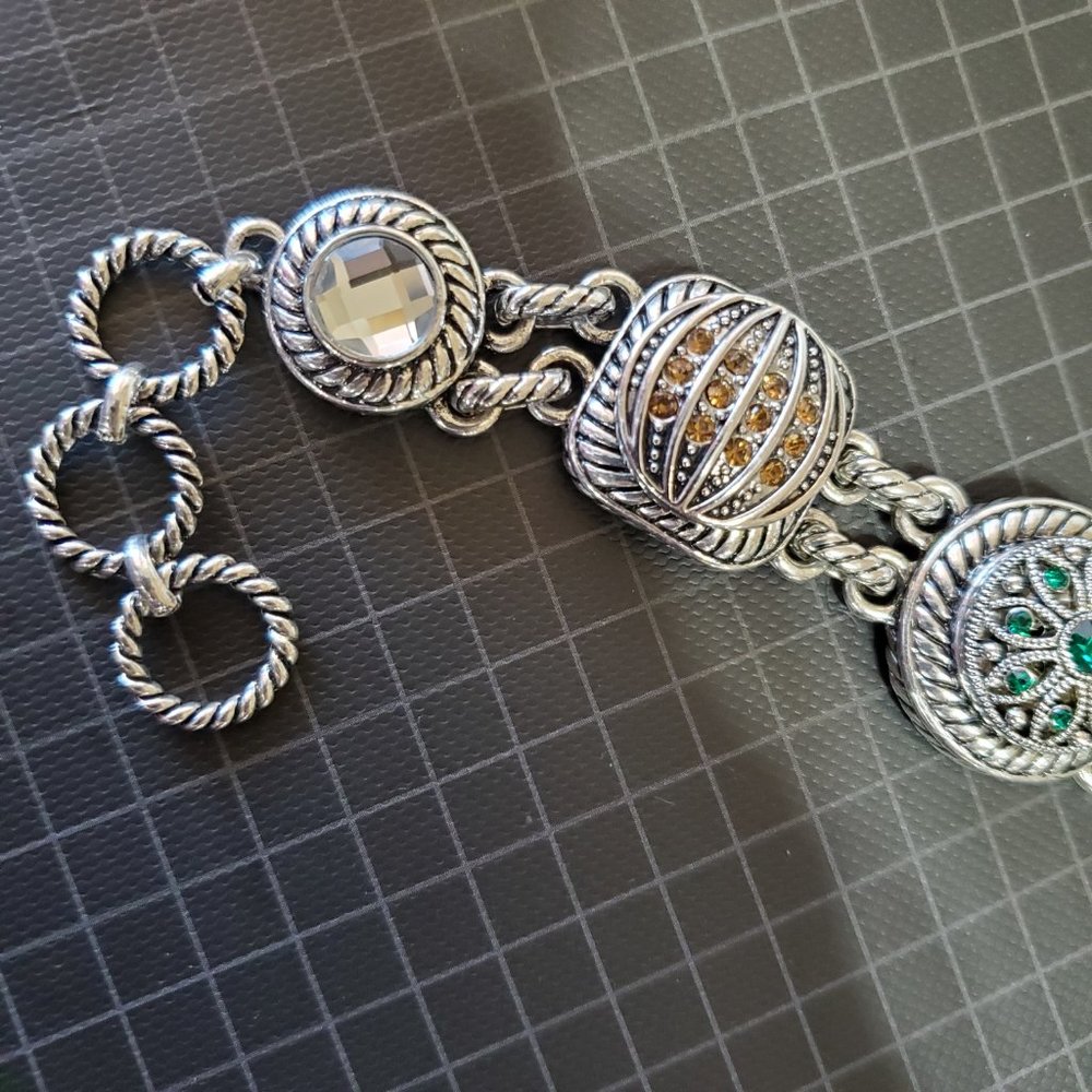 Ginger Snap/Interchangeable Button Snap Bracelet … - image 5